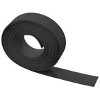 Bordature da Giardino 3 pz Nere 10 m 15 cm Polietilene