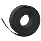 Bordature da Giardino 5 pz Nere 10 m 15 cm Polietilene
