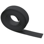 Bordature da Giardino 5 pz Nere 10 m 15 cm Polietilene