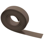 Bordature da Giardino 5 pz Marroni 10 m 15 cm Polietilene