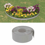 Bordature da Giardino 4 pz Grigie 10 m 20 cm Polietilene