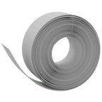 Bordature da Giardino 5 pz Grigie 10 m 20 cm Polietilene