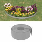 Bordature da Giardino 5 pz Grigie 10 m 20 cm Polietilene