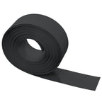 Bordature da Giardino 4 pz Nere 10 m 20 cm Polietilene