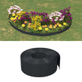 Bordature da Giardino 4 pz Nere 10 m 20 cm Polietilene