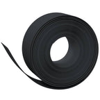 Bordature da Giardino 5 pz Nere 10 m 20 cm Polietilene