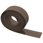 Bordature da Giardino 3 pz Marrone 10 m 20 cm Polietilene