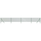Recinzione a Rete Verde 1,1x10 m - Acciaio Zincato con Rivestimento PVC