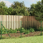 Recinzione a Rete Verde 1,1x10 m - Acciaio Zincato con Rivestimento PVC