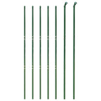 Recinzione a Rete Verde 1,8x10 m - Acciaio Zincato con Rivestimento PVC