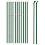 Recinzione a Rete Verde 0,8x25 m - Acciaio Zincato con Rivestimento PVC