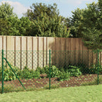 Recinzione a Rete Verde 0,8x25 m - Acciaio Zincato con Rivestimento PVC