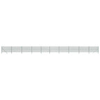 Recinzione a Rete Verde 1,4 x 25 m Acciaio Zincato PVC