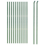 Recinzione a Rete Metallica Verde 1,6x25 m - Acciaio Zincato con Rivestimento PVC