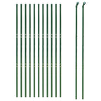 Recinzione a Rete Verde 1,8 x 25 m - Acciaio Zincato con Rivestimento PVC