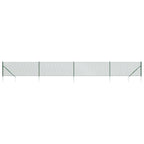 Recinzione a Rete con Picchetti Ancoraggio Verde 1x10 m