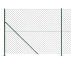 Recinzione a Rete con Flangia Verde 1,4x10 m