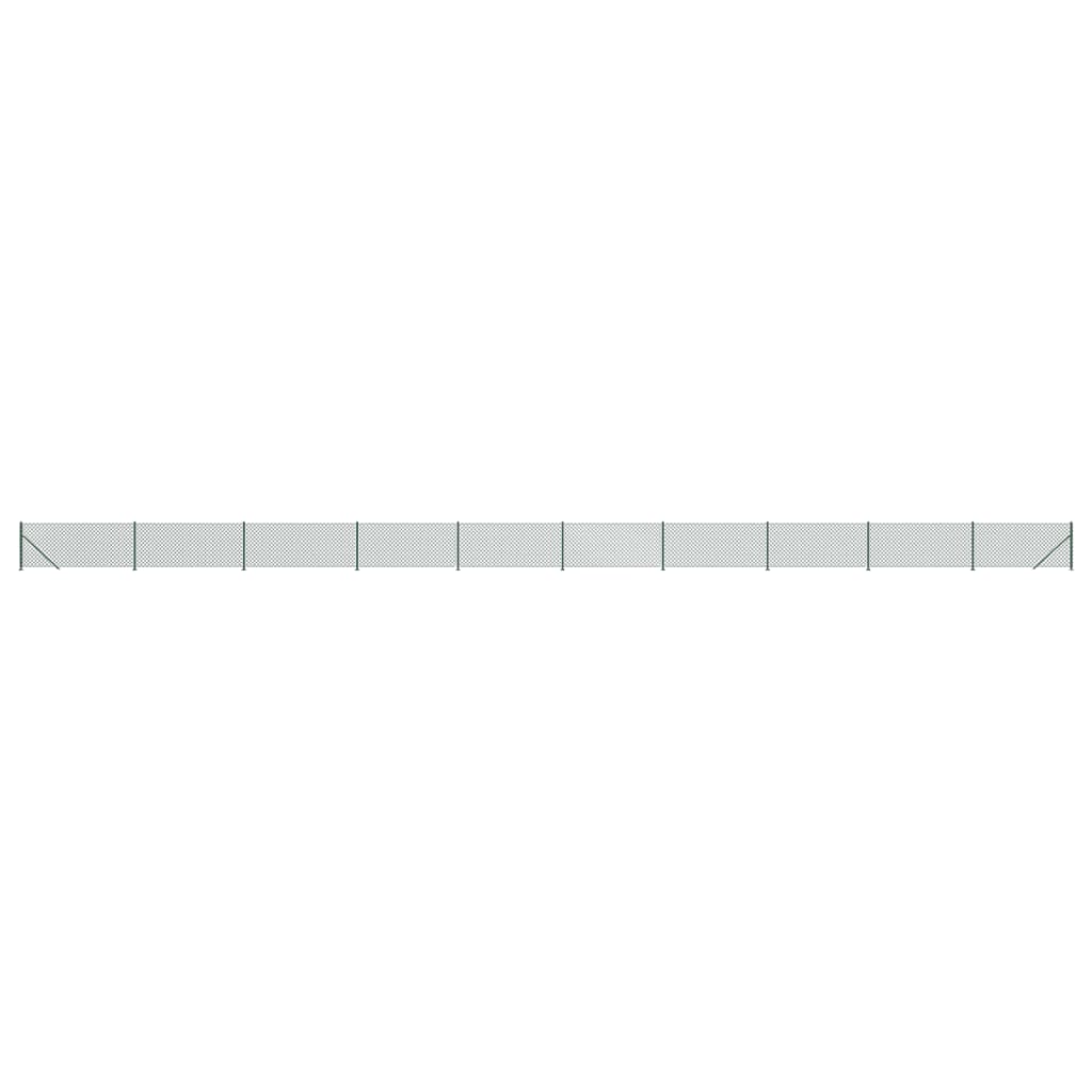 Recinzione a Rete con Flangia Verde 1x25 m