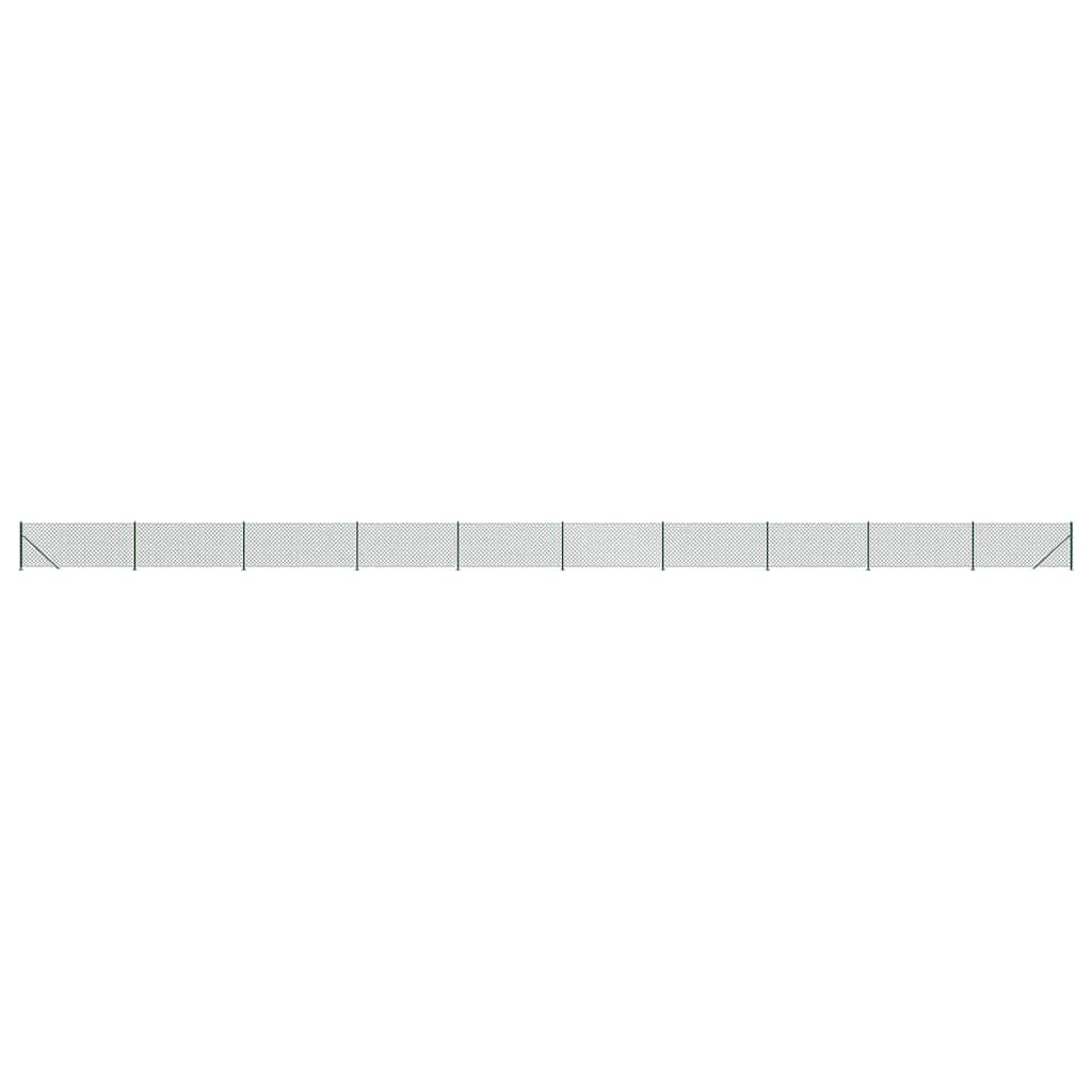 Recinzione a Rete con Flangia Verde 1,1x25 m