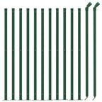 Recinzione a Rete con Flangia Verde 1,1x25 m