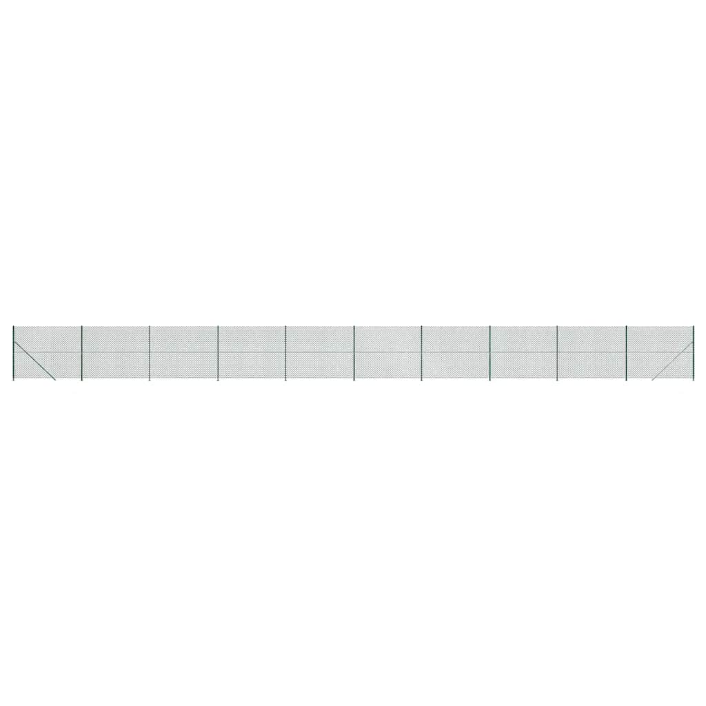 Recinzione a Rete con Flangia Verde 1,4x25 m