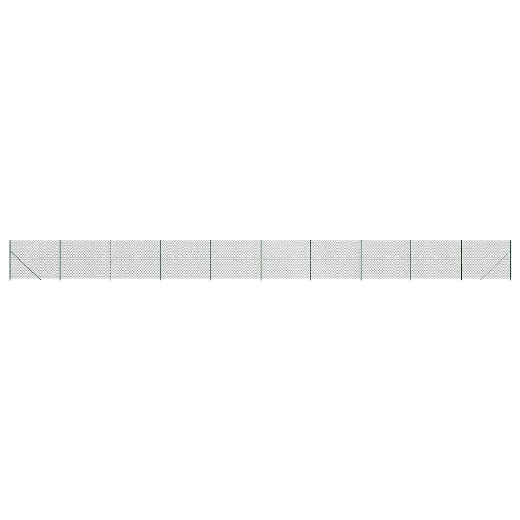 Recinzione a Rete con Flangia Verde 2x25 m