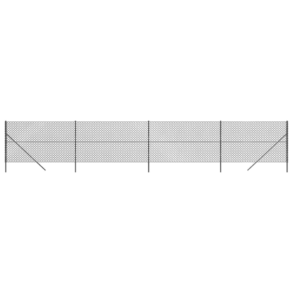 Recinzione a Rete Antracite 1,4 x 10 m