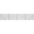 Recinzione a Rete con Flangia Antracite 1,6 x 10 m