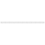 Recinzione a Rete con Flangia Argento 0,8x25 m