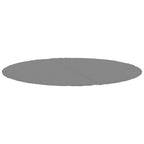 Telo Sotto Piscina Grigio Chiaro Ø244 cm Geotessile Poliestere