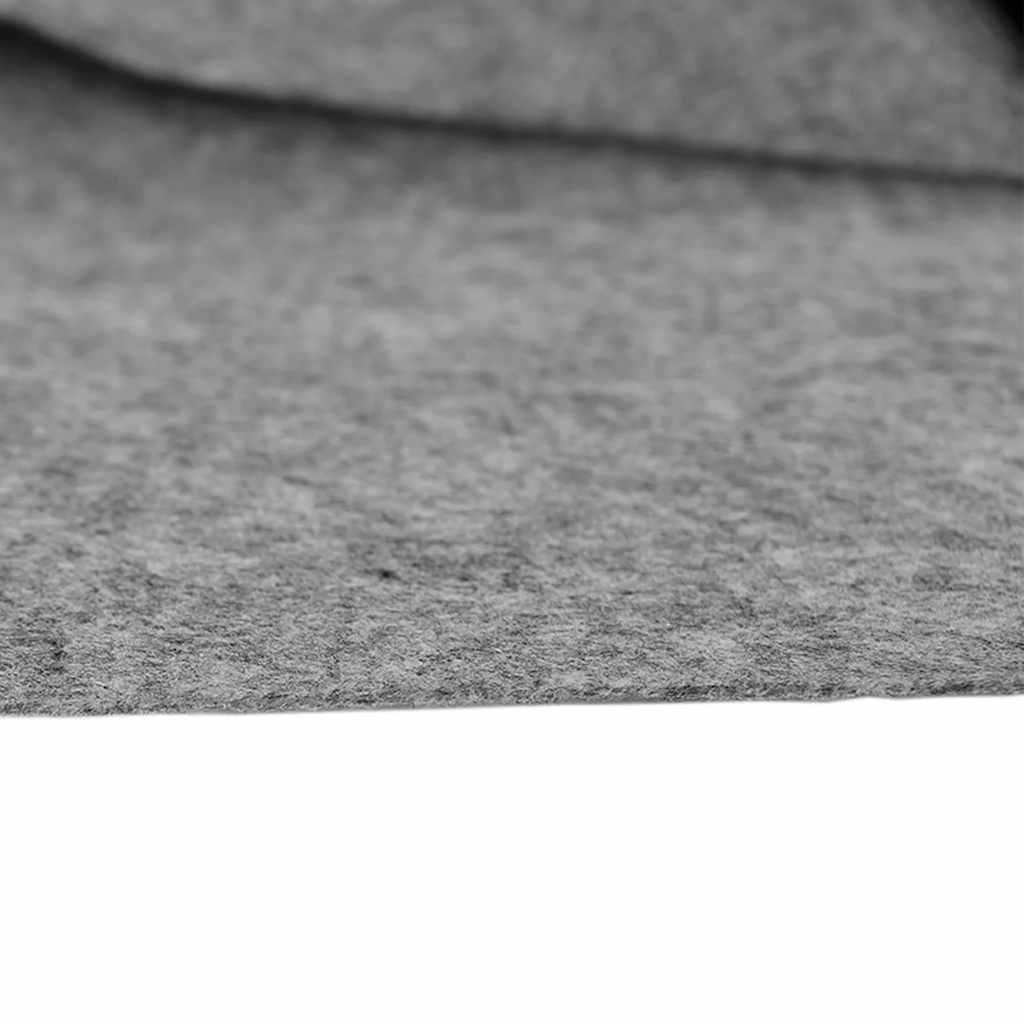 Telo Sotto Piscina Grigio Chiaro Ø366 cm Geotessile Poliestere
