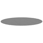 Telo Sotto Piscina Grigio Chiaro Ø396 cm Geotessile Poliestere