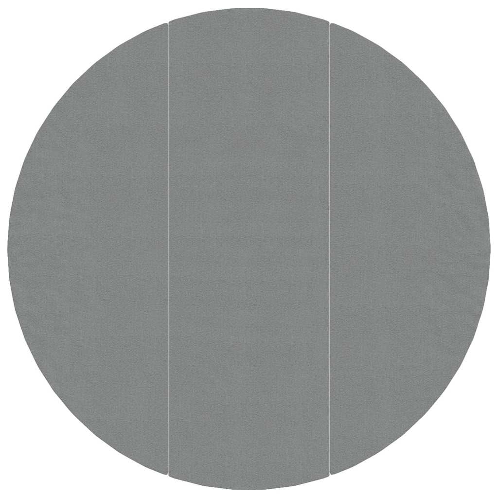 Telo Sotto Piscina Grigio Chiaro Ø396 cm Geotessile Poliestere