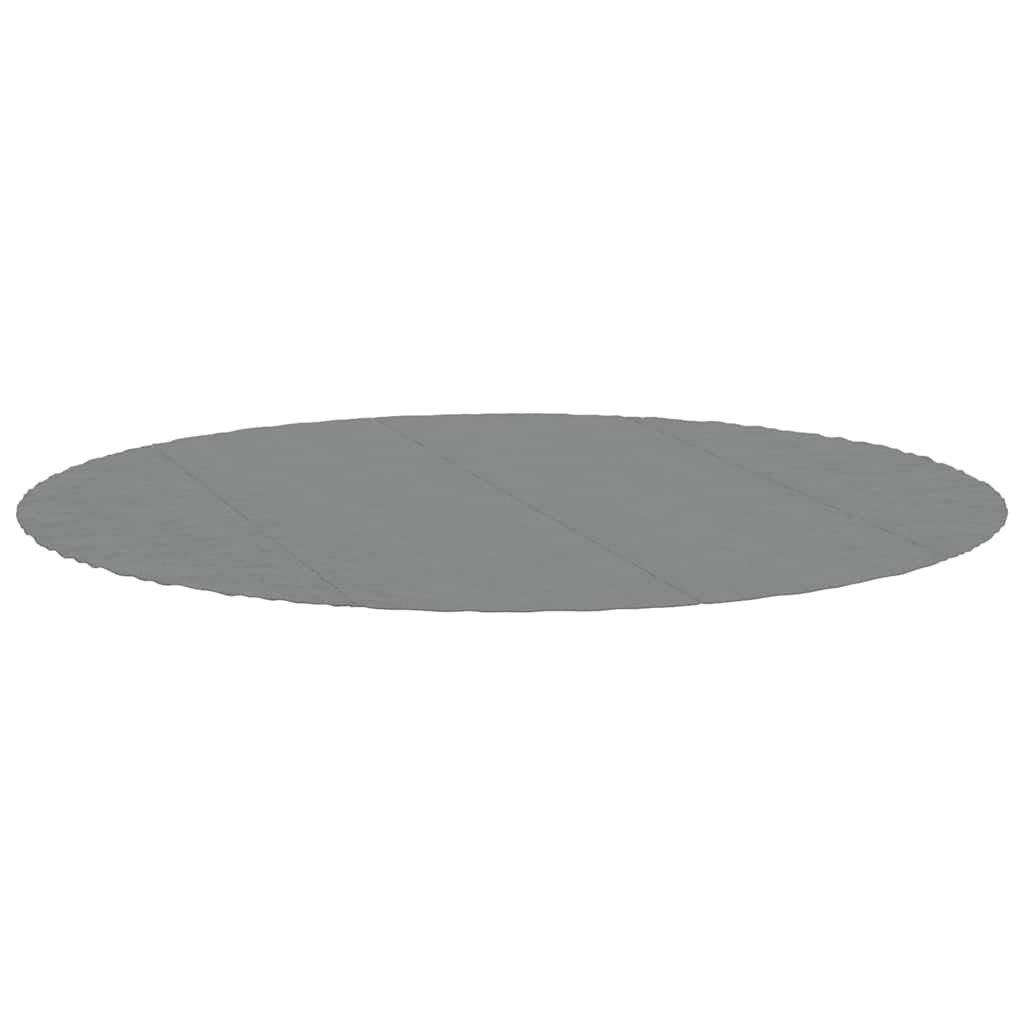 Telo Sotto Piscina Grigio Chiaro Ø458 cm Geotessile Poliestere