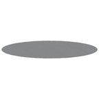 Telo Sotto Piscina Grigio Chiaro Ø500 cm Geotessile Poliestere