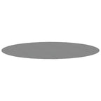 Telo Sotto Piscina Grigio Chiaro Ø550 cm Geotessile Poliestere