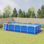 Telo Sotto Piscina Geotessile Poliestere Grigio Chiaro 999x500 cm
