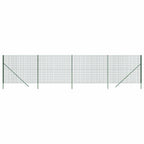 Recinzione Metallica Verde 1,8x10 m Acciaio Zincato con Rivestimento PVC