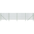 Recinzione Metallica Verde 2x10 m in Acciaio Zincato con Rivestimento PVC