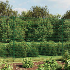 Recinzione Metallica Verde 1,4x25 m in Acciaio Zincato con Rivestimento PVC