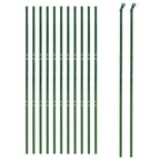 Recinzione Metallica Verde 2x25 m in Acciaio Zincato