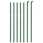 Recinzione Metallica Verde 1x10 m in Acciaio Zincato con Rivestimento PVC