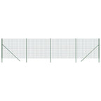 Recinzione Metallica Verde 1,8x10 m in Acciaio Zincato con Rivestimento PVC