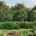 Recinzione Metallica Verde 1,4x25 m in Acciaio Zincato con Rivestimento PVC