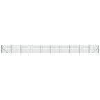 Recinzione Metallica con Picchetti Ancoraggio Verde 1,4x25 m