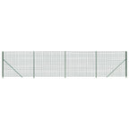 Recinzione Metallica con Flangia Verde 1,8x10 m