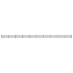 Recinzione Metallica con Flangia Verde 1,1x25 m