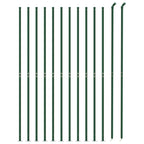 Recinzione Metallica con Flangia Verde 2,2x25 m