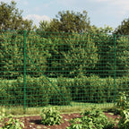 Recinzione Metallica con Flangia Verde 2,2 x 10 m
