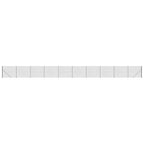 Recinzione Metallica con Flangia Antracite 1,6 x 25 m